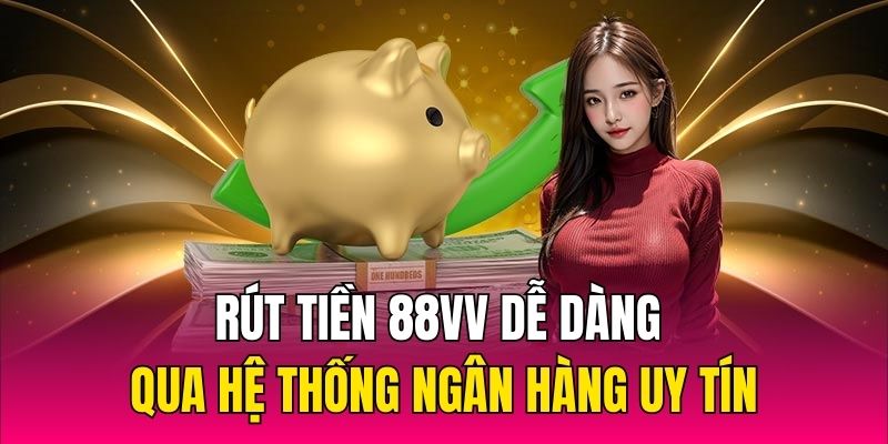 Rút tiền 88VV dễ dàng qua hệ thống ngân hàng uy tín